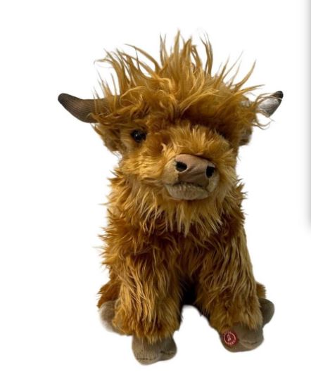 Highland Cow Plush Toy - Grandfather Scottish